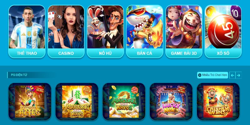 Kho game hấp dẫn với những siêu phẩm giải trí hàng đầu